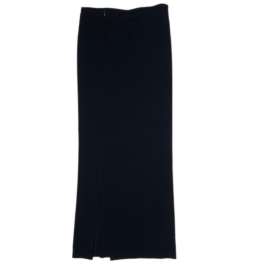Black Maxi Skirt w Slit